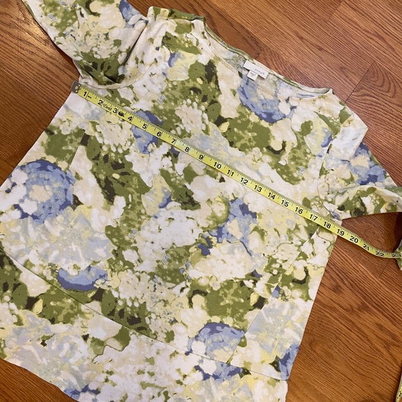 J Jill Pure Jill Elbow Sleeve Peplum Top, Size S - Picture 3 of 10